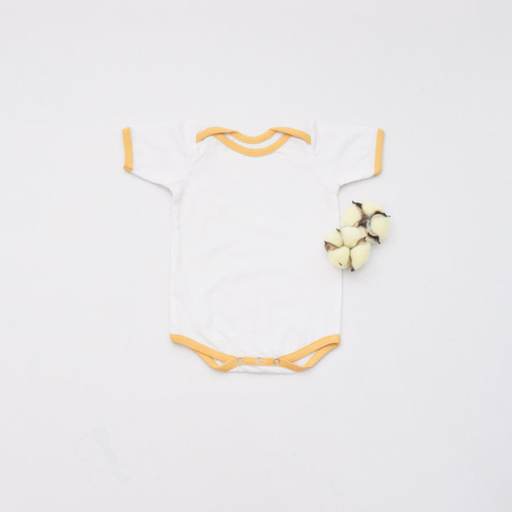 Yellow Love Bodysuits - Set Of 3