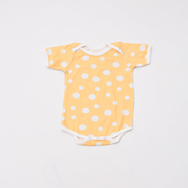 Yellow Love Bodysuits - Set Of 3