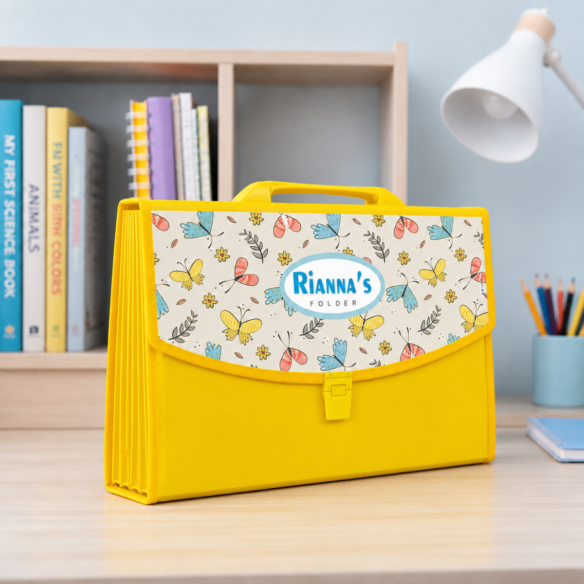 Yellow Folder - Butterfly