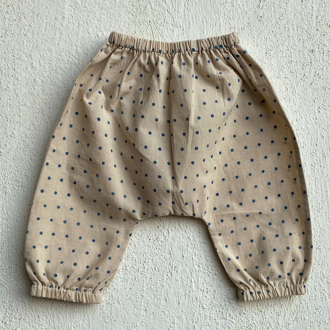 UNISEX ORGANIC INDIGO ZOO JHABLA WITH RAIDANA PANTS