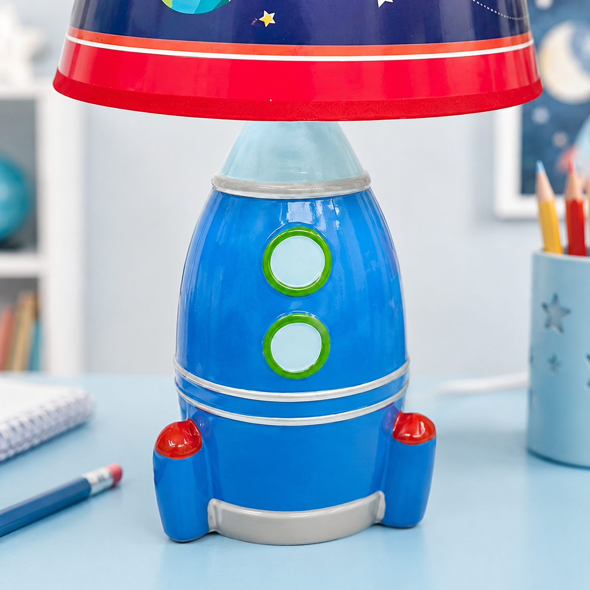 Night Lamp - Spaceship Glow (Blue)