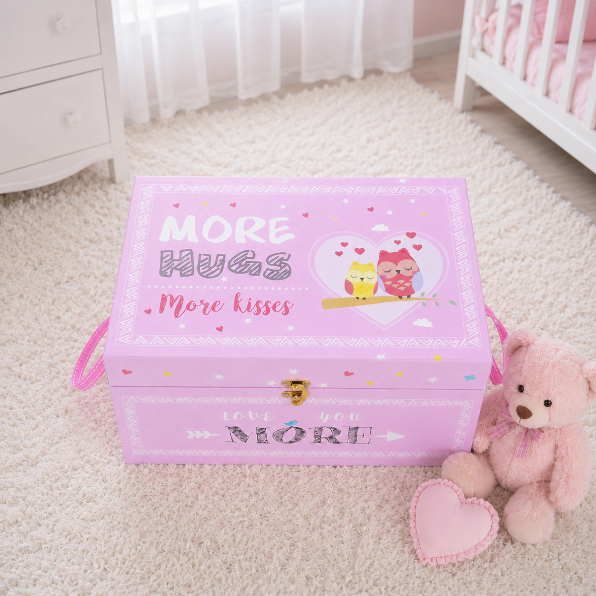 The Pink More Hugs More Kisses- Trunk