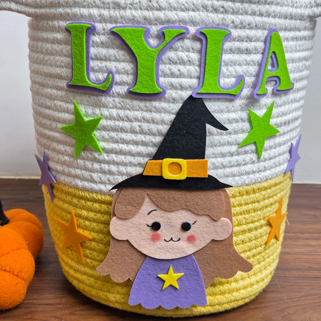 Trick-or-Treat Basket - Starry Witch