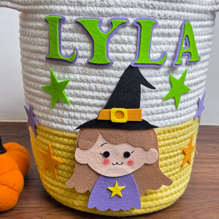 Trick-or-Treat Basket - Starry Witch