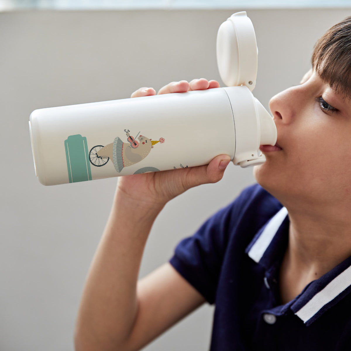 Insulated Water Bottle - Animal Circus