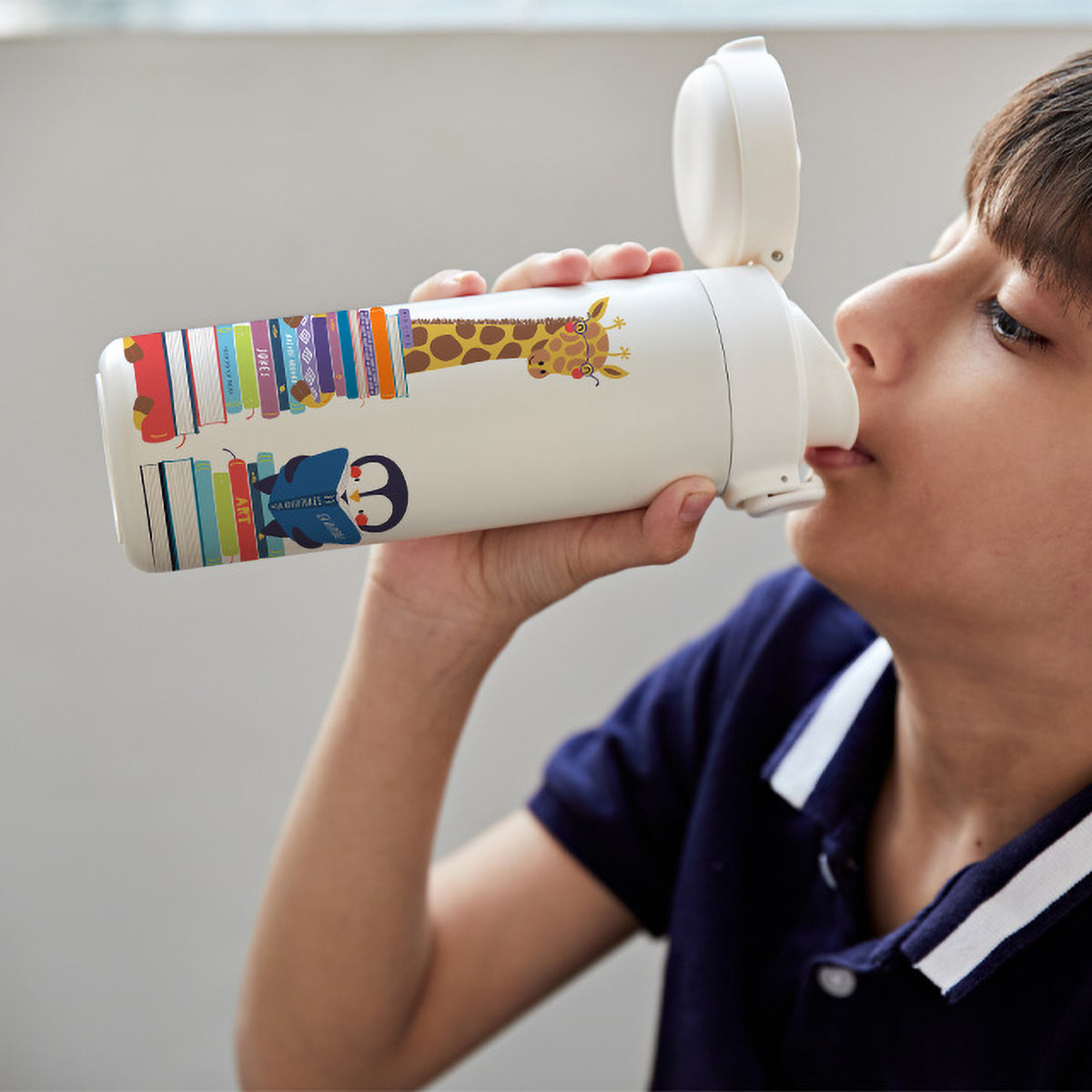 Insulated Water Bottle -Animal Library