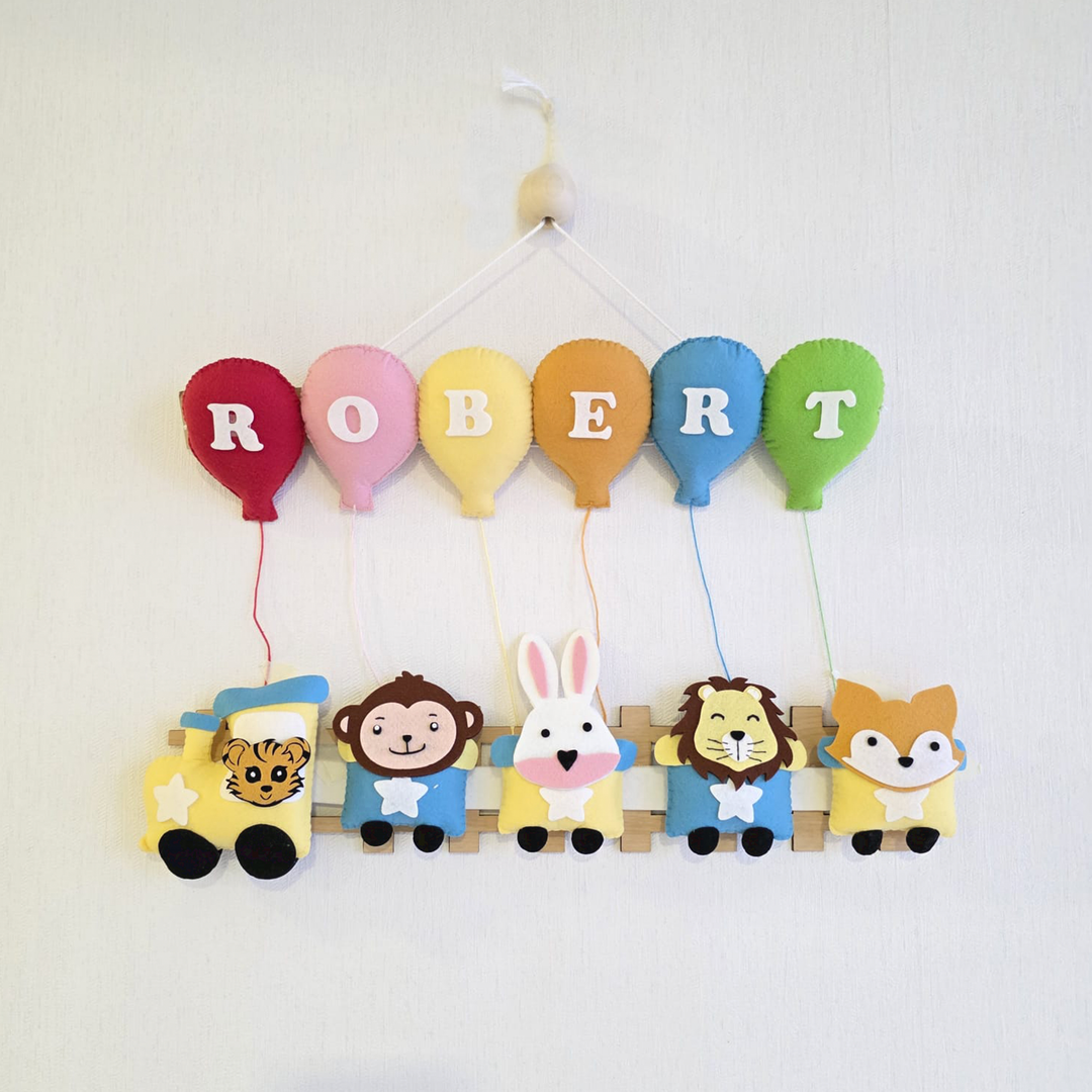 Babble Wrap Balloon Buddies Name Hanging