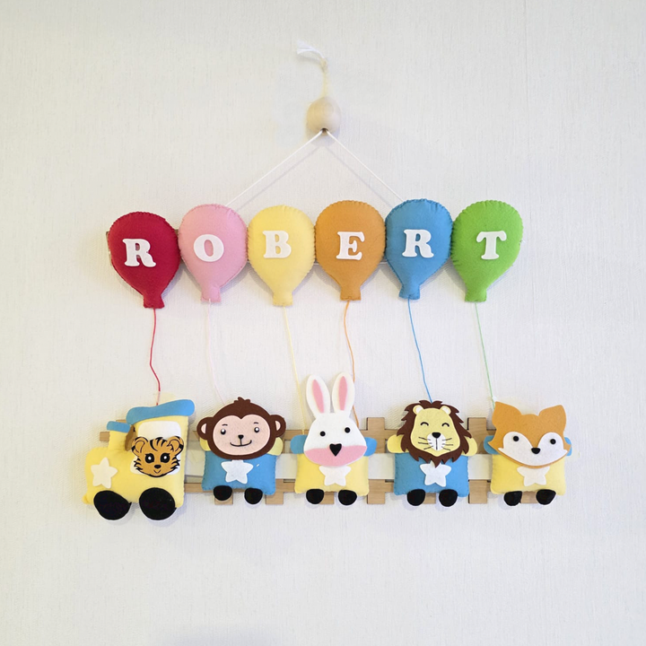 Babble Wrap Balloon Buddies Name Hanging