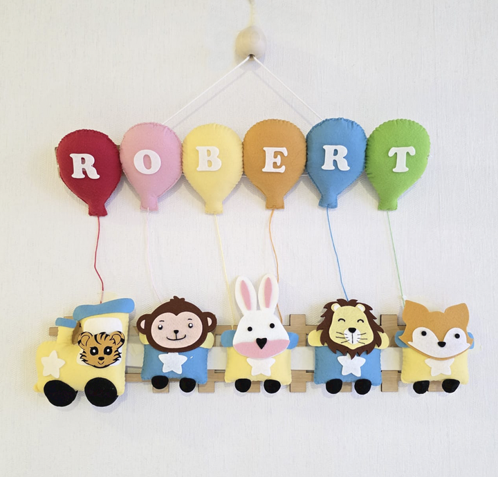 Babble Wrap Balloon Buddies Name Hanging