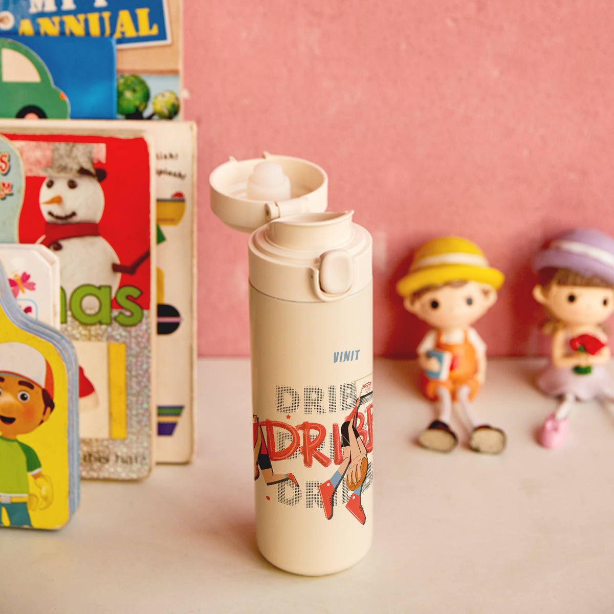 Insulated Water Bottle - Basketball Fever Boy