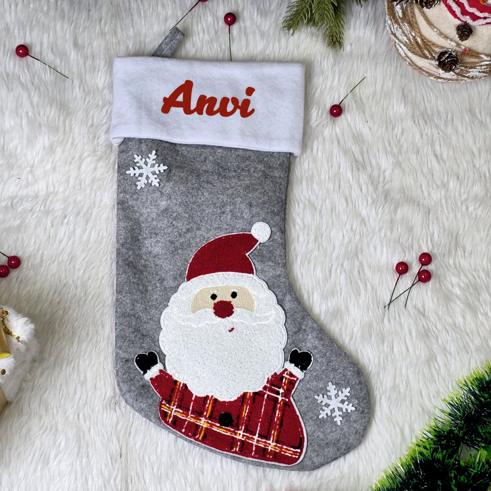 Winter Buddies Stocking - Santa