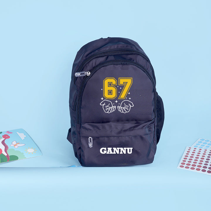 Printed backpack- 67 series