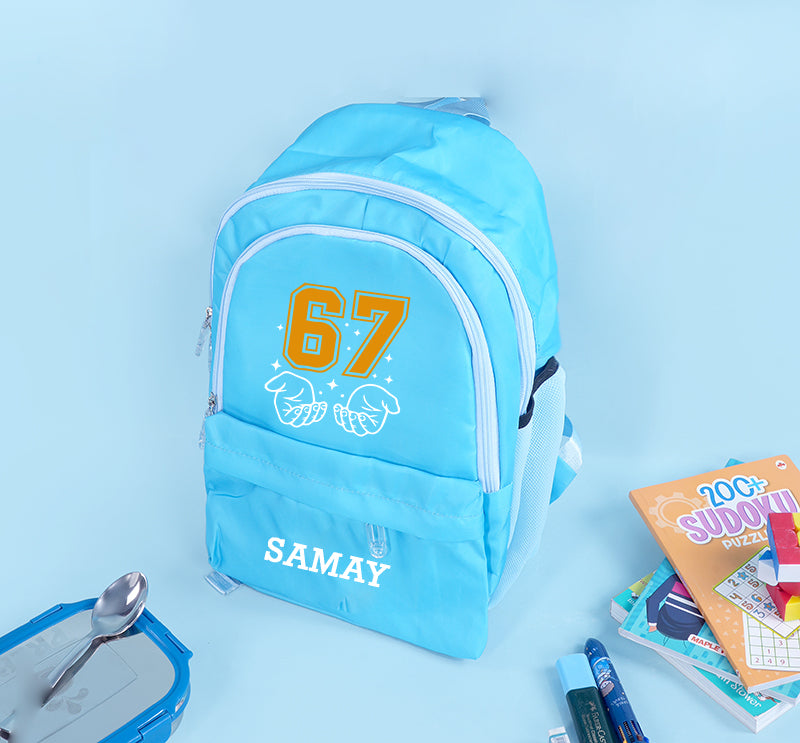 Printed backpack- 67 series