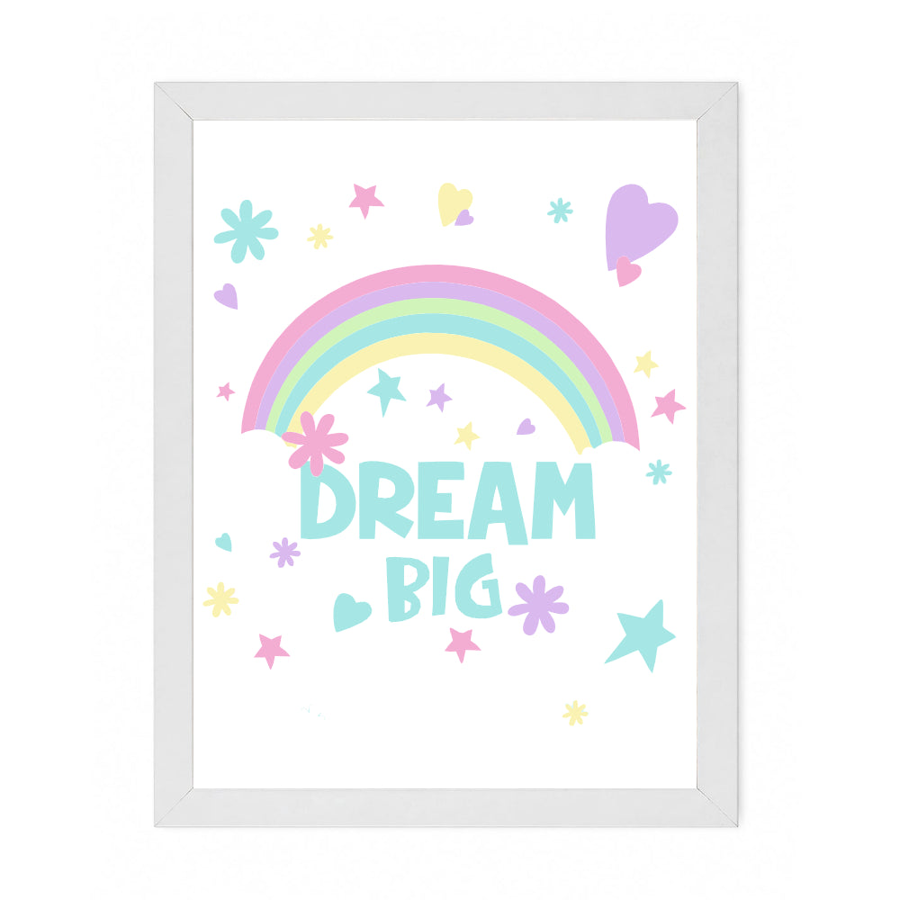 Wall Frame - Dream Big Heart Frame (Set Of 2)