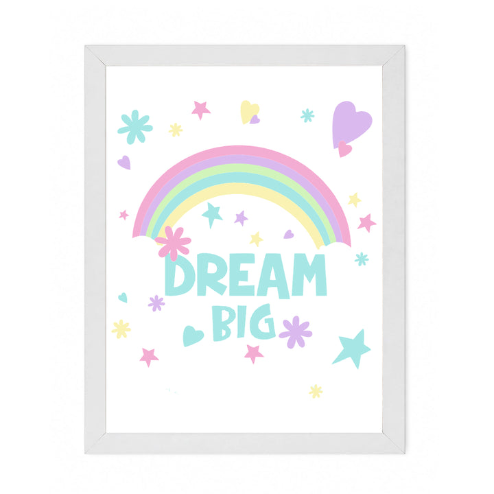 Wall Frame - Dream Big Heart Frame (Set Of 2)