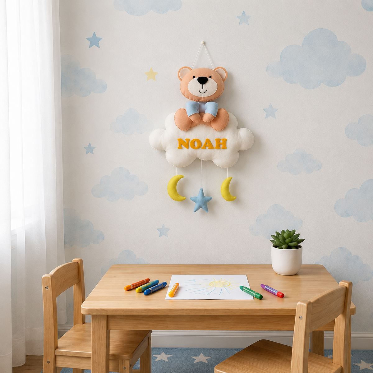 Babble Wrap Little Cloudmate Name Hanging