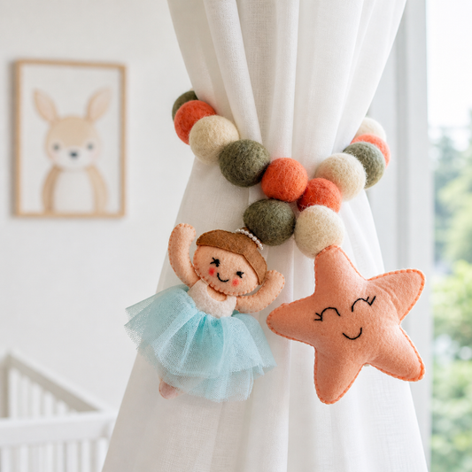 Curtain Tie - Tiny Twirl