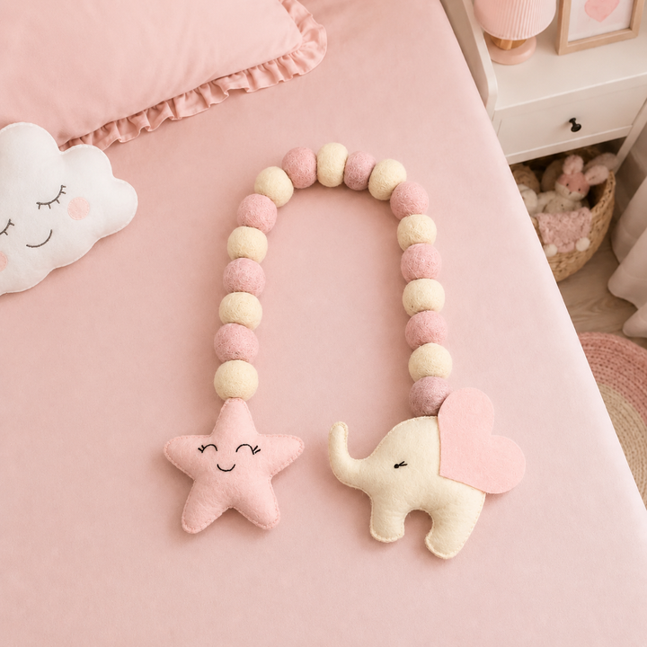 Curtain Tie - Baby Ellie (White)