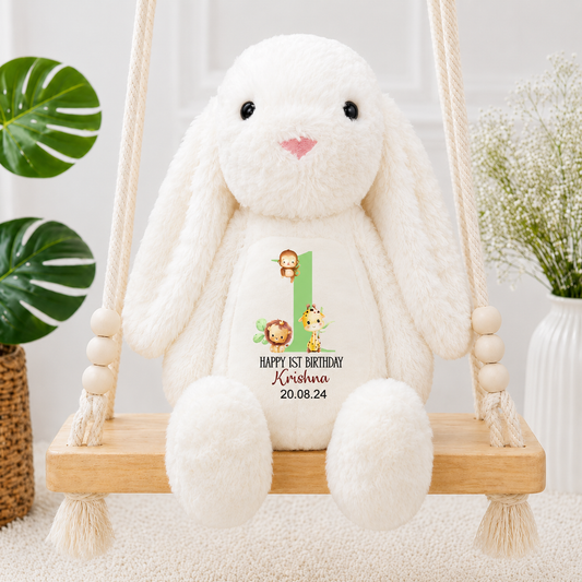 Babble Wrap Bella The Bunny - 1st Birthday