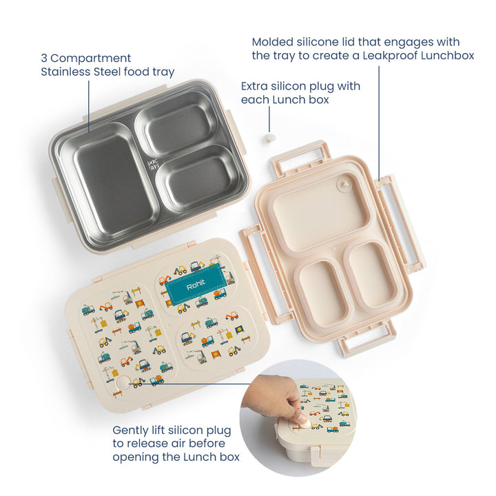 Tiffin Box - Bento - Construction Site