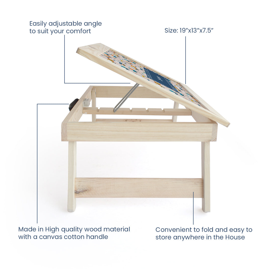 Foldable Desk - Construction Site