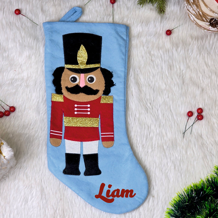 Babble Wrap 17" Nutcracker Large Stocking (Set of Two)