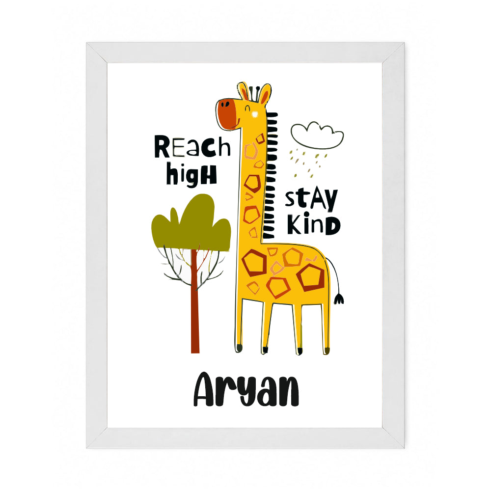 Wall Frame - Giraffe Goals