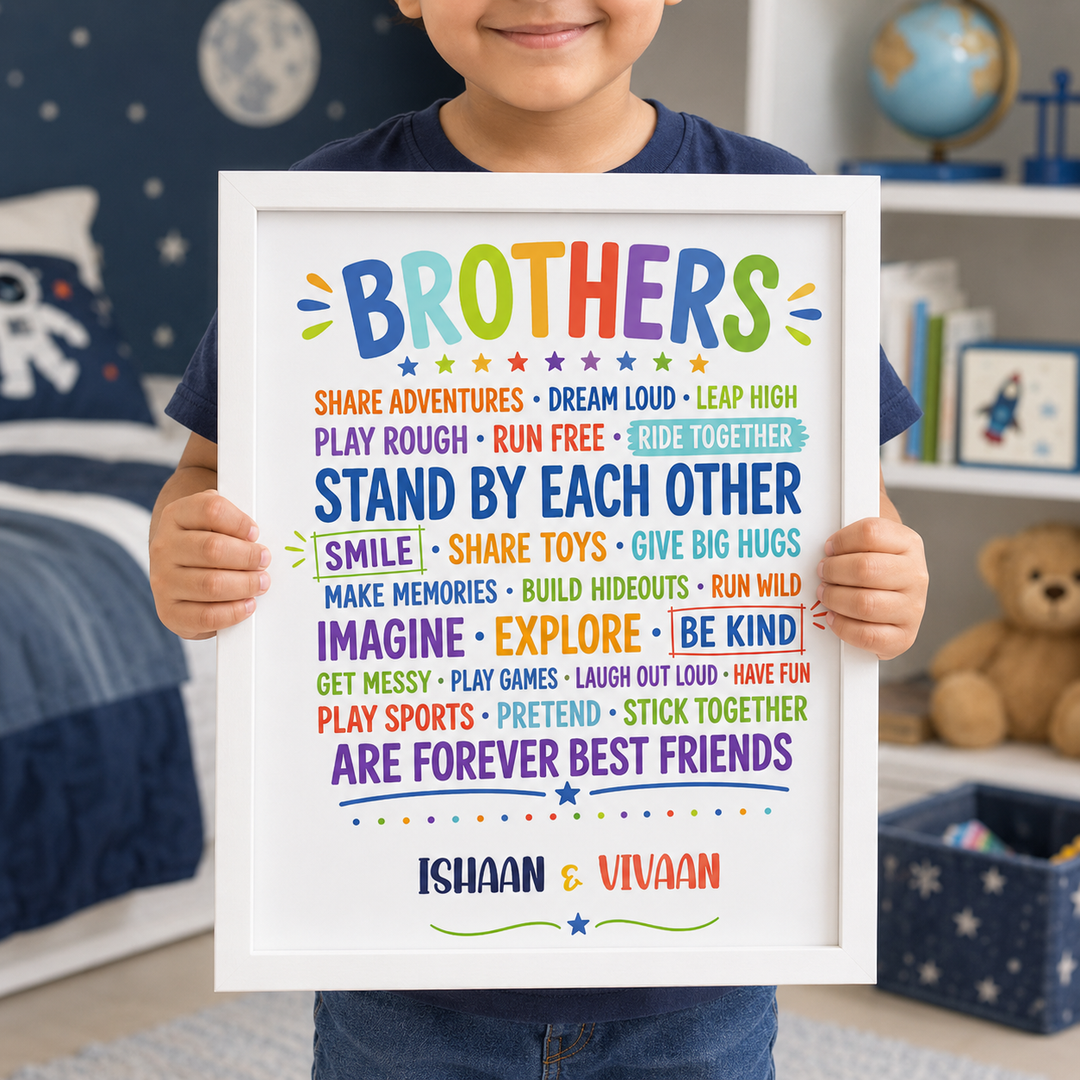 Wall Frame - Brothers Forever