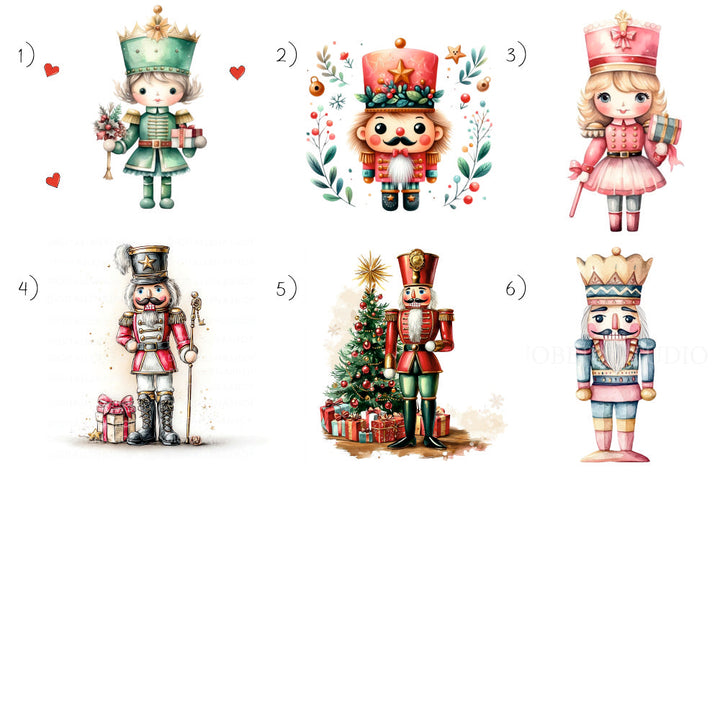 Babble Wrap Pastel Palace Nutcracker Ornament