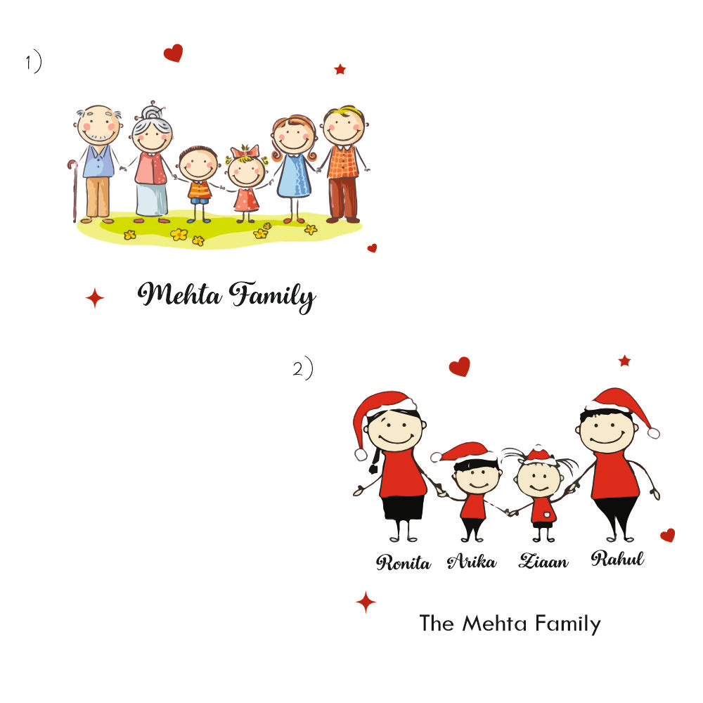 Babble Wrap Holiday Together Illustration Ornament