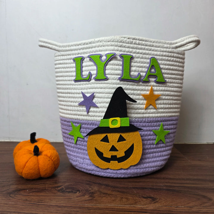 Trick-or-Treat Basket – Starry Pumpkin