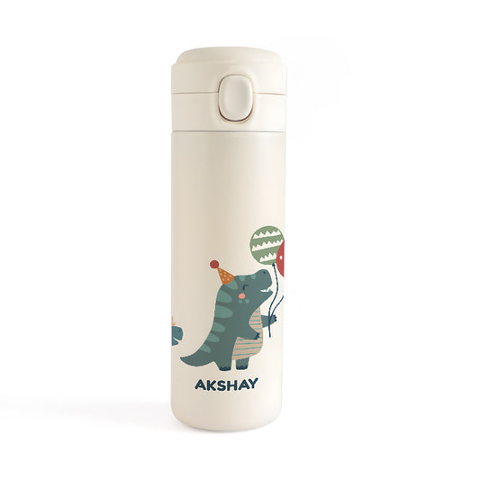 Insulated Water Bottle - Dino Party