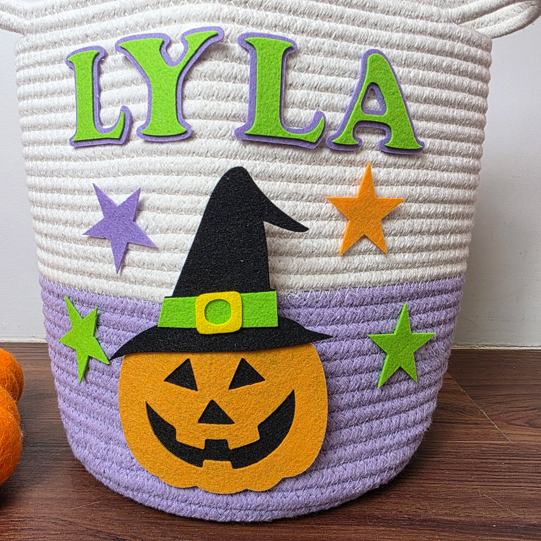 Trick-or-Treat Basket – Starry Pumpkin