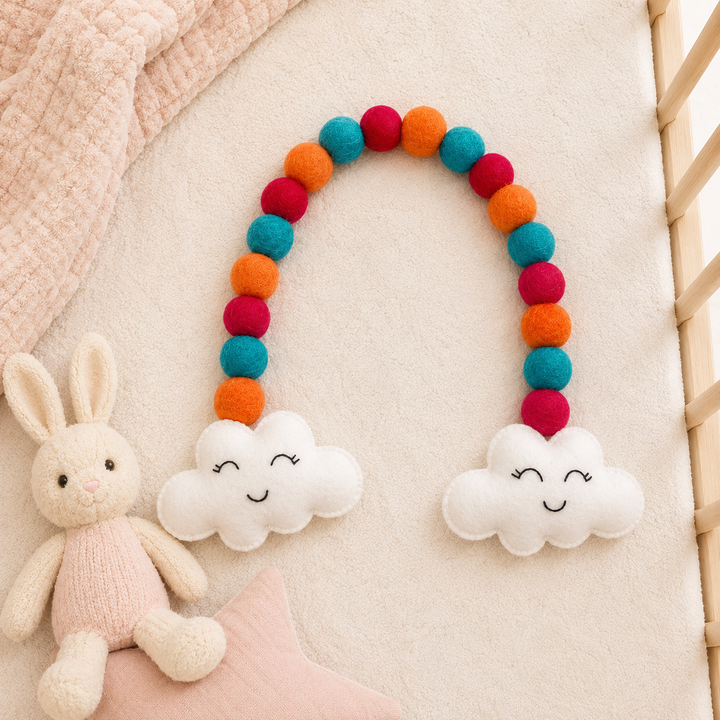 Curtain Tie - Cheerful Cloud