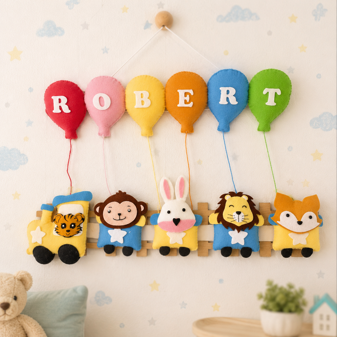 Babble Wrap Balloon Buddies Name Hanging