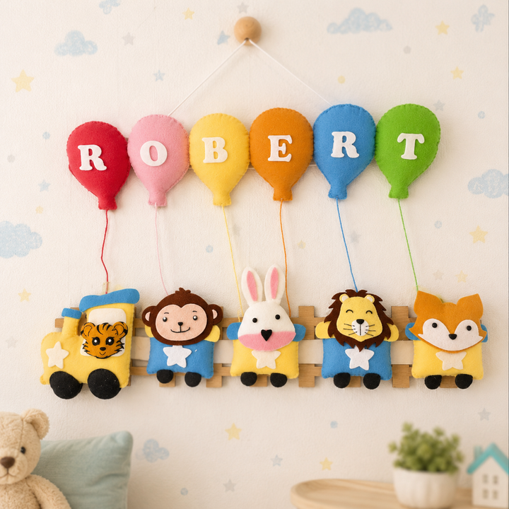 Babble Wrap Balloon Buddies Name Hanging