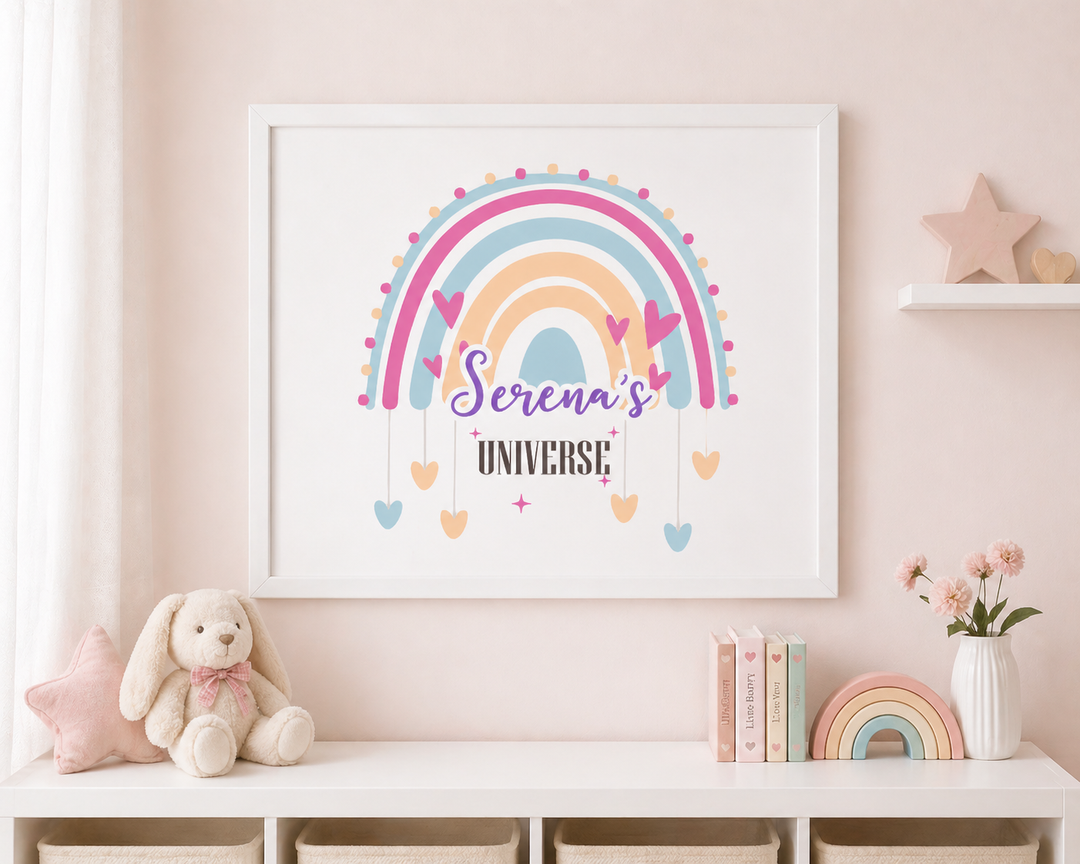 Wall Frame - Rainbow Universe (Set Of 2)