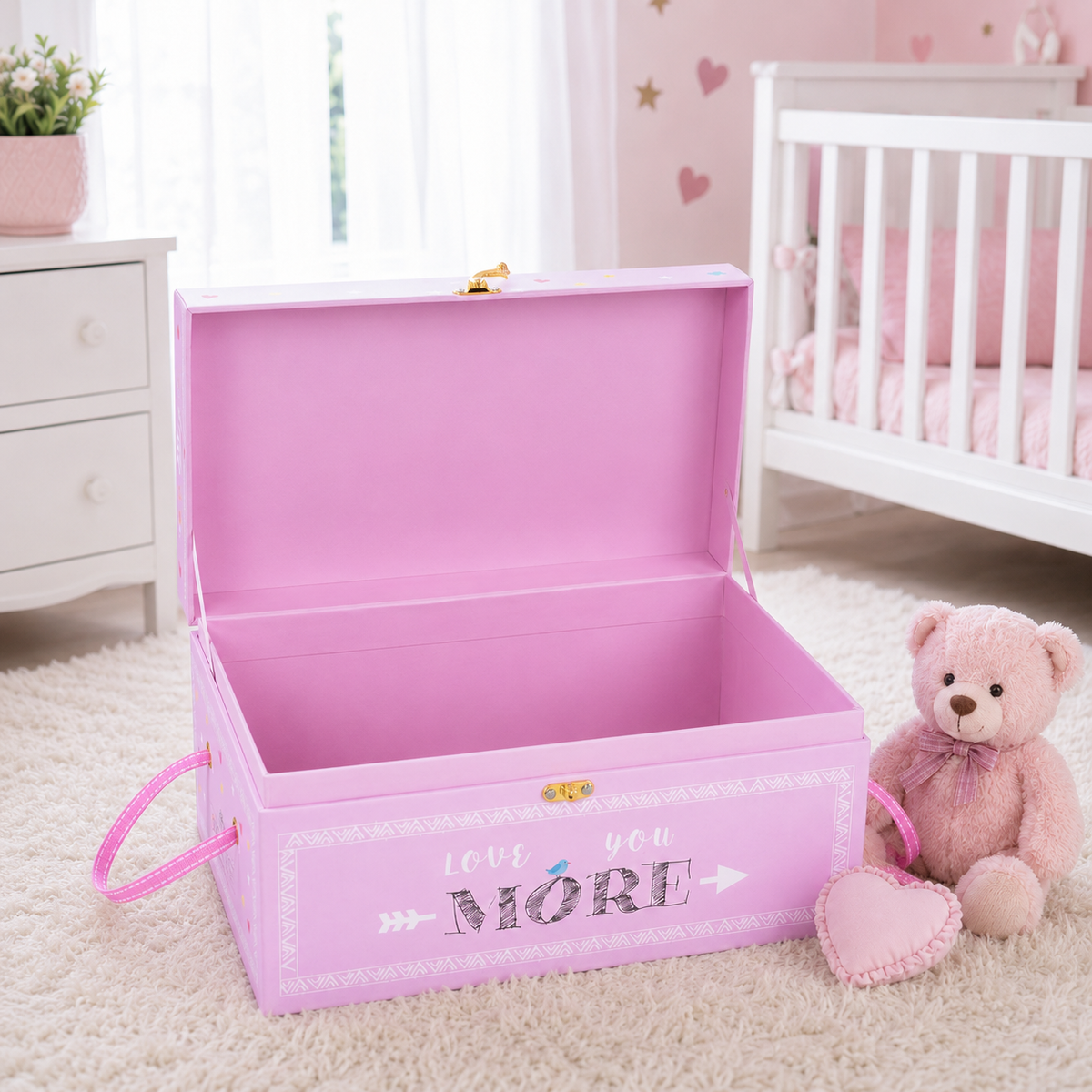 The Pink More Hugs More Kisses- Trunk