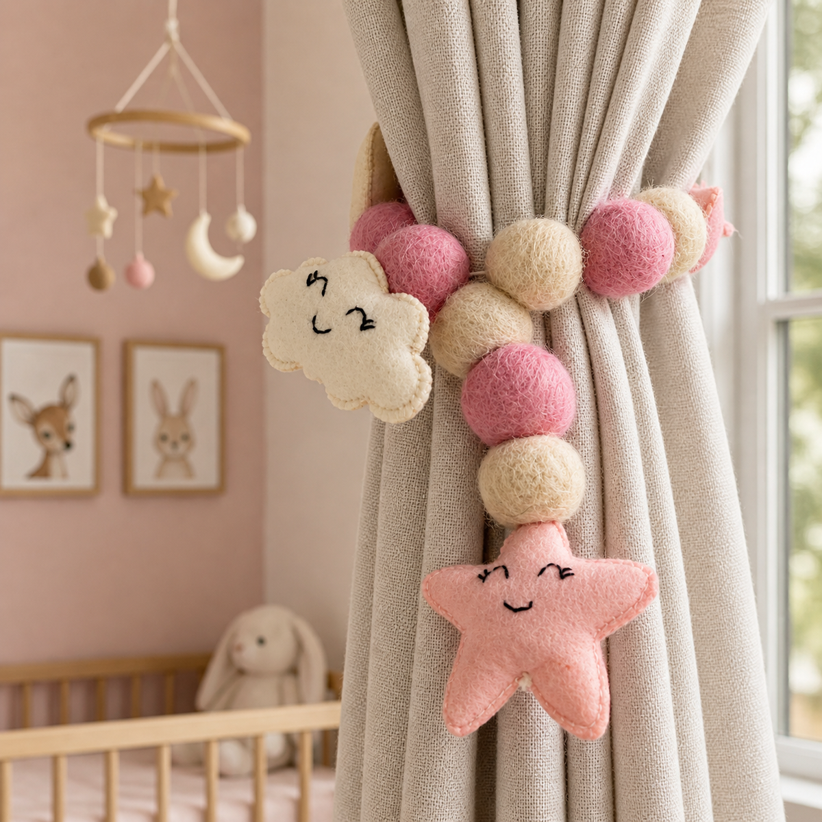 Curtain Tie - Starry Sky