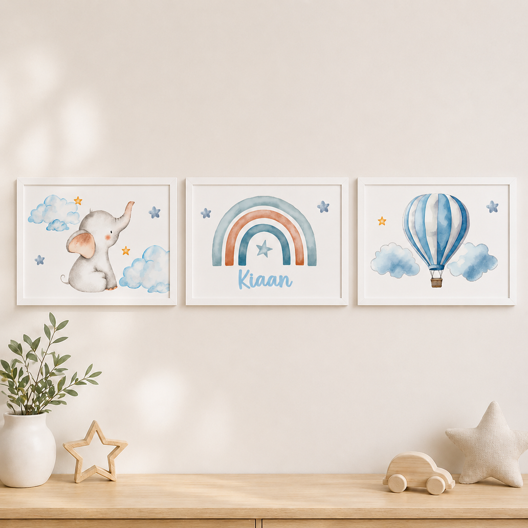 Wall Frame - Ellie in the Sky (Set Of 3)