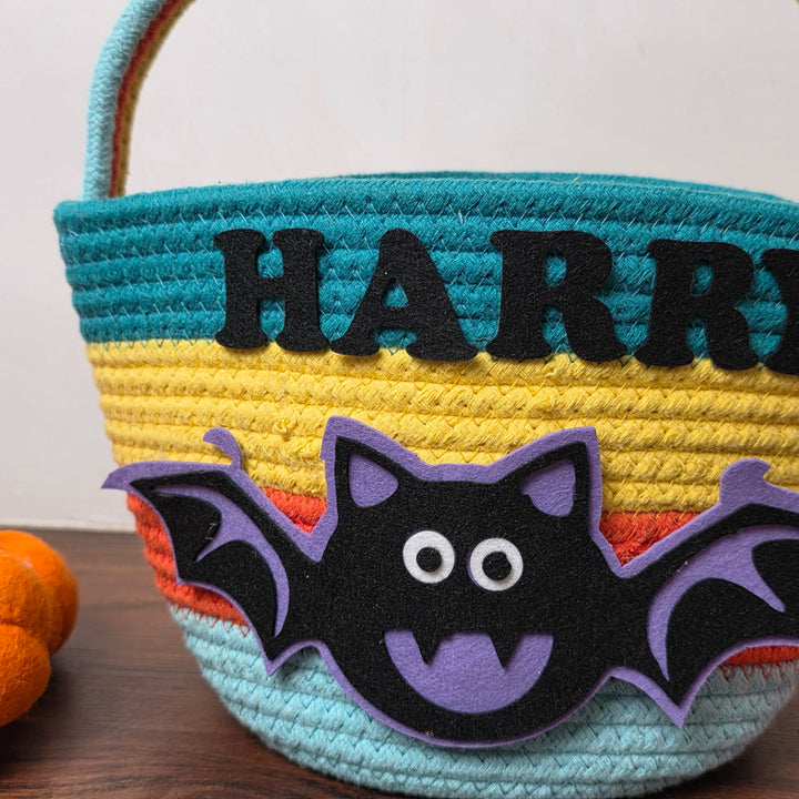 Trick-or-Treat Basket – Midnight Bat