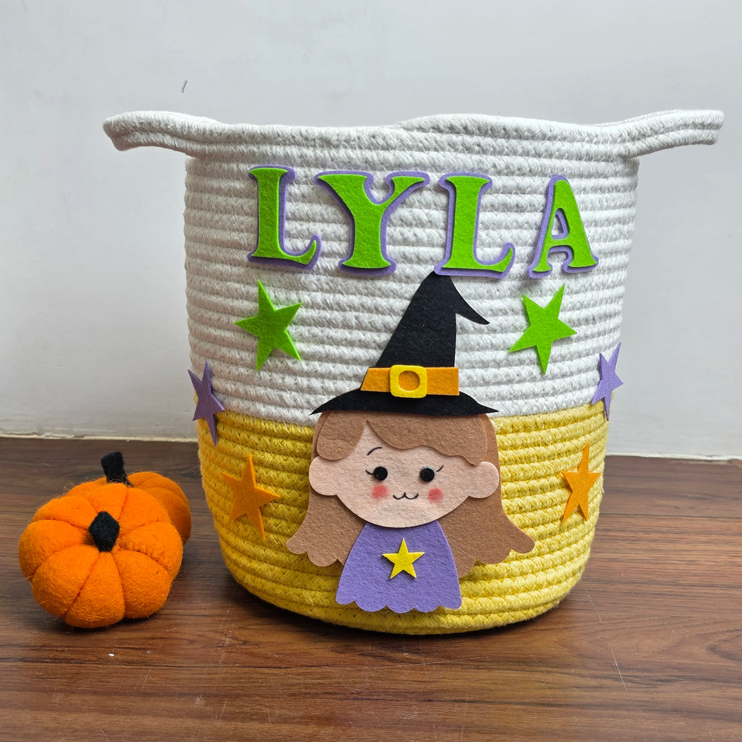 Trick-or-Treat Basket - Starry Witch