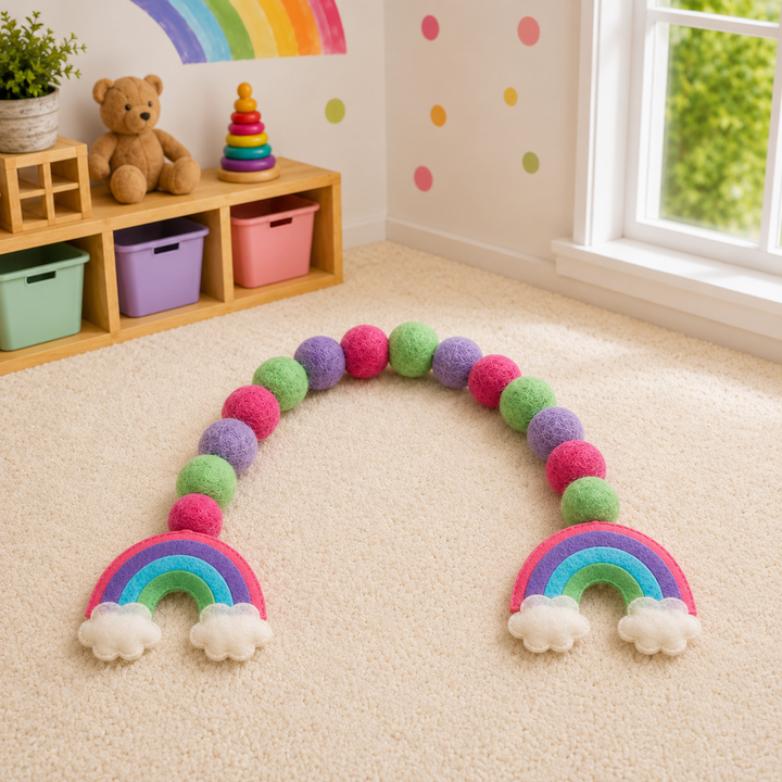 Curtain Tie - Rainbow Radiance