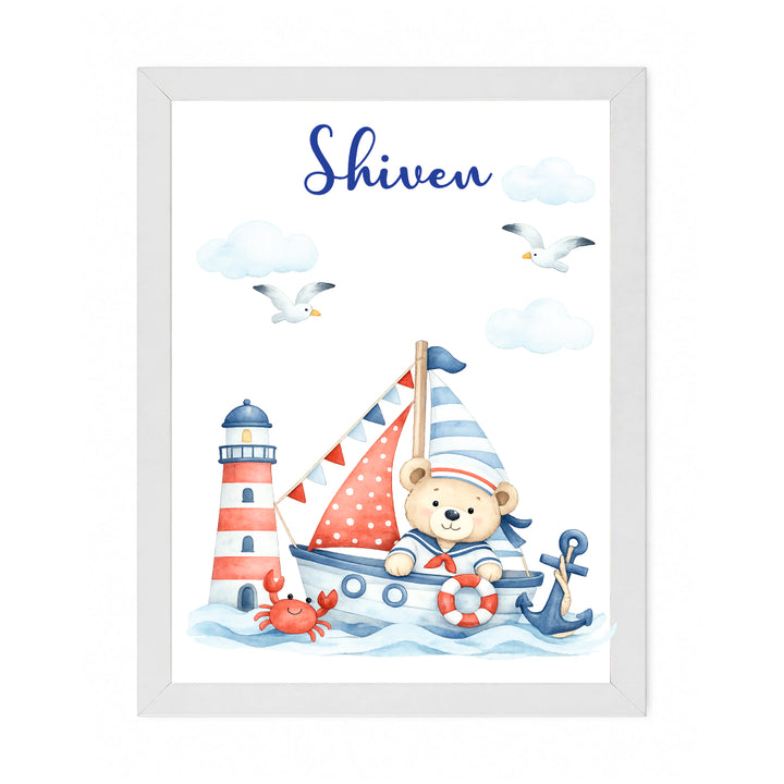 Wall Frame - Nautical Captain