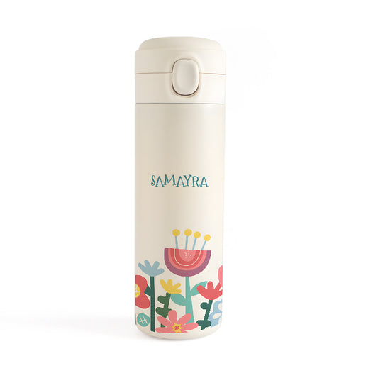 Insulated Water Bottle - Flower Power