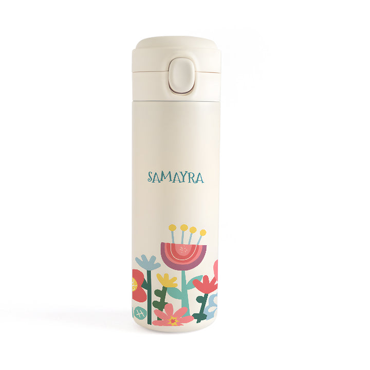 Insulated Water Bottle - Flowers