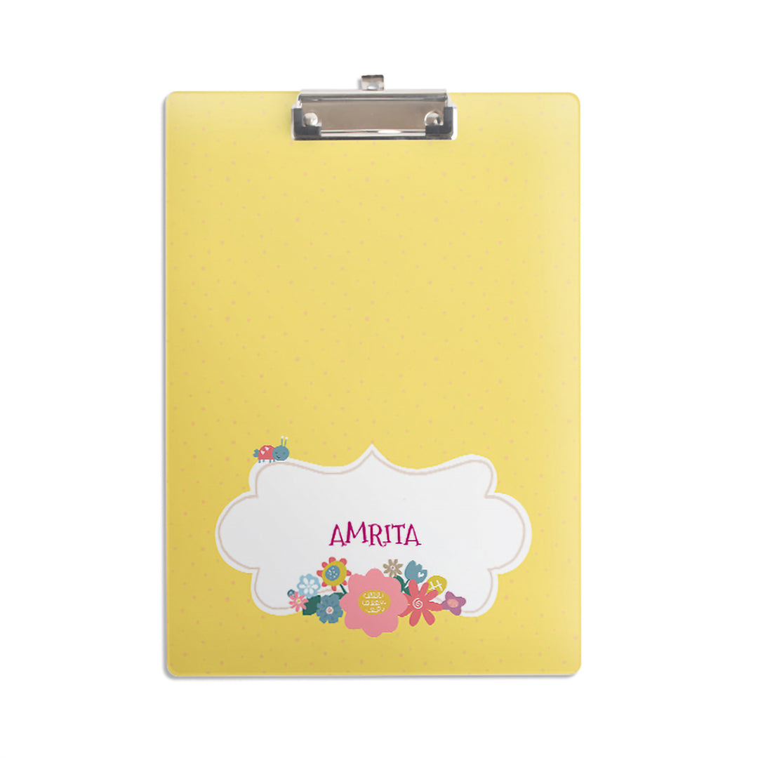 Personalised Clipboard - Flower Power