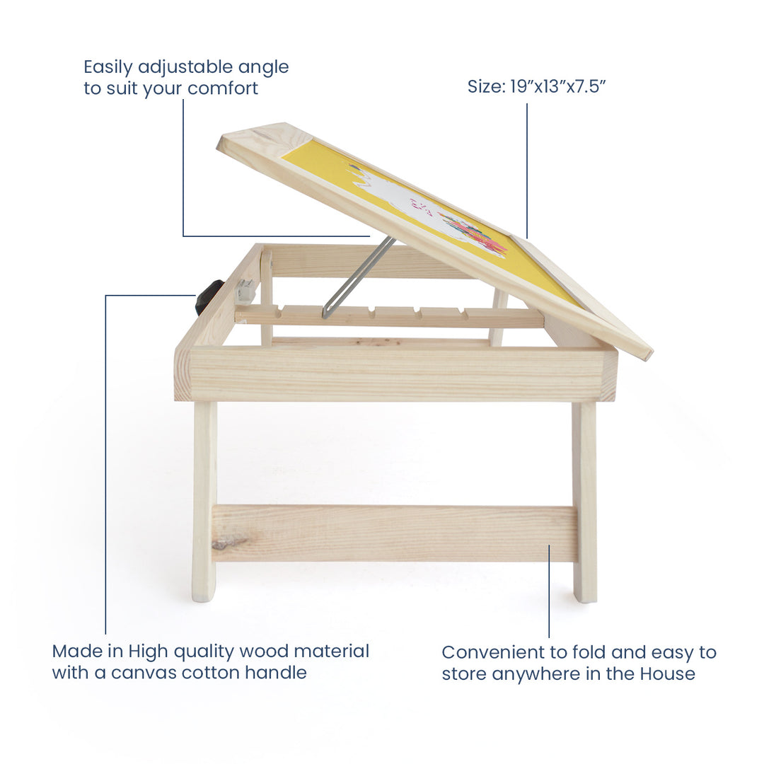 Foldable Desk - Flower Power