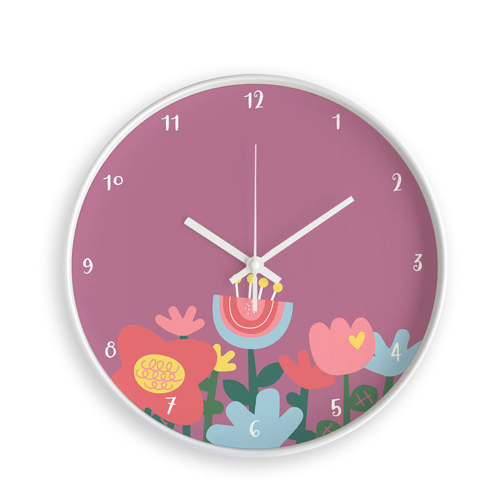 Wall Clock - Flower Power