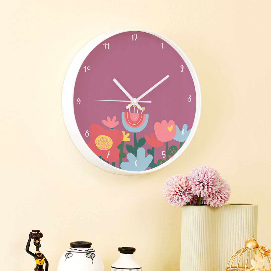 Wall Clock - Flower Power